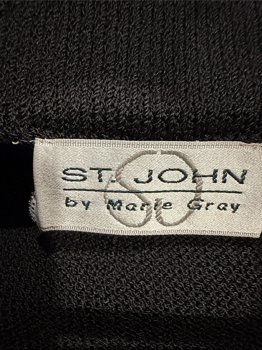 St. John  by Marie Gray Black Pleated Long Skirt